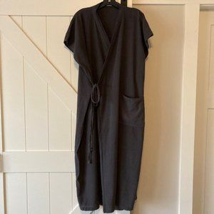 Oddbird Co. Aydin Sile House Dress Charcoal, Size 3X
